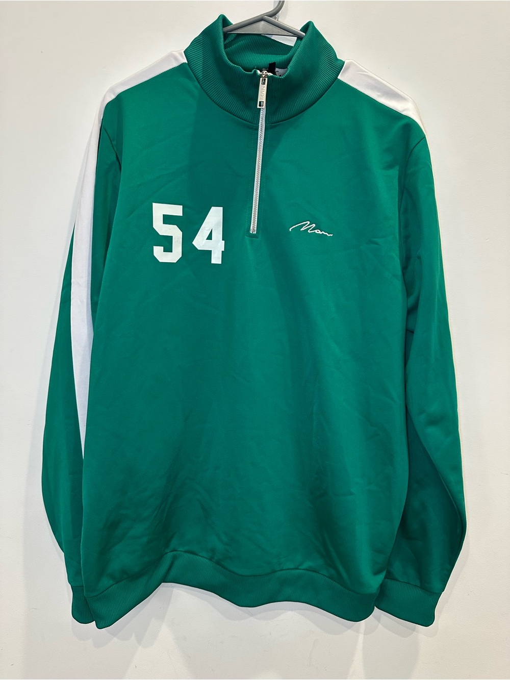 MAN BoohooMAN Track Jacket Size L Green 54